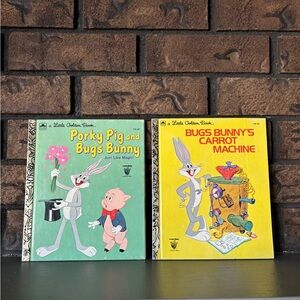 ✨Vintage Little Golden Books✨ The Bugs Bunny Collection (Set of 2)